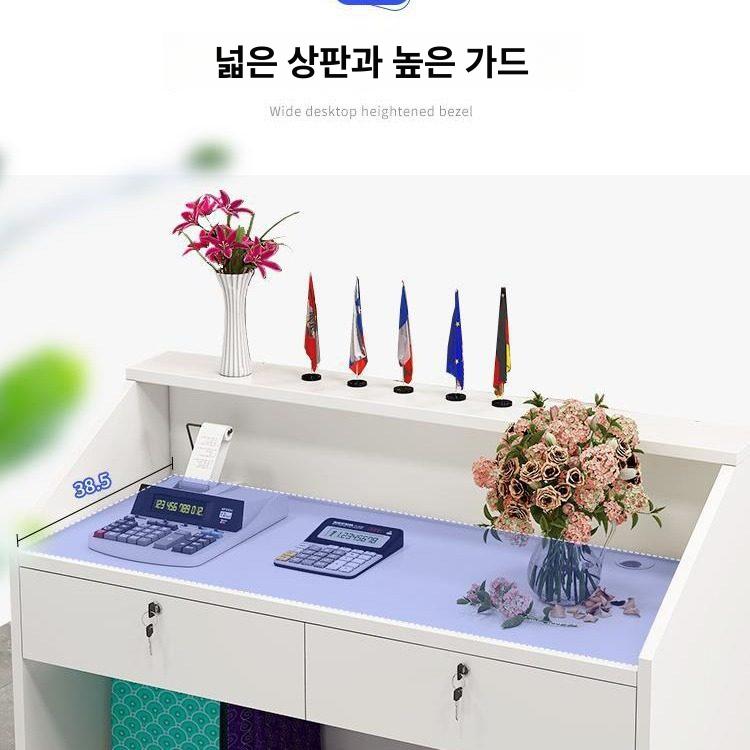 안내 데스크 프론트 카운터 접수대 로비 계산대 호텔프론트 병원 미니 학원 - 상세 이미지 4