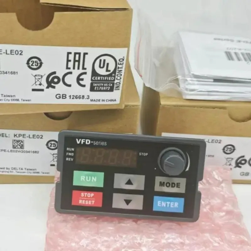 오리지널 인버터 작동 패널 KPE-LE02 VFD 시리즈