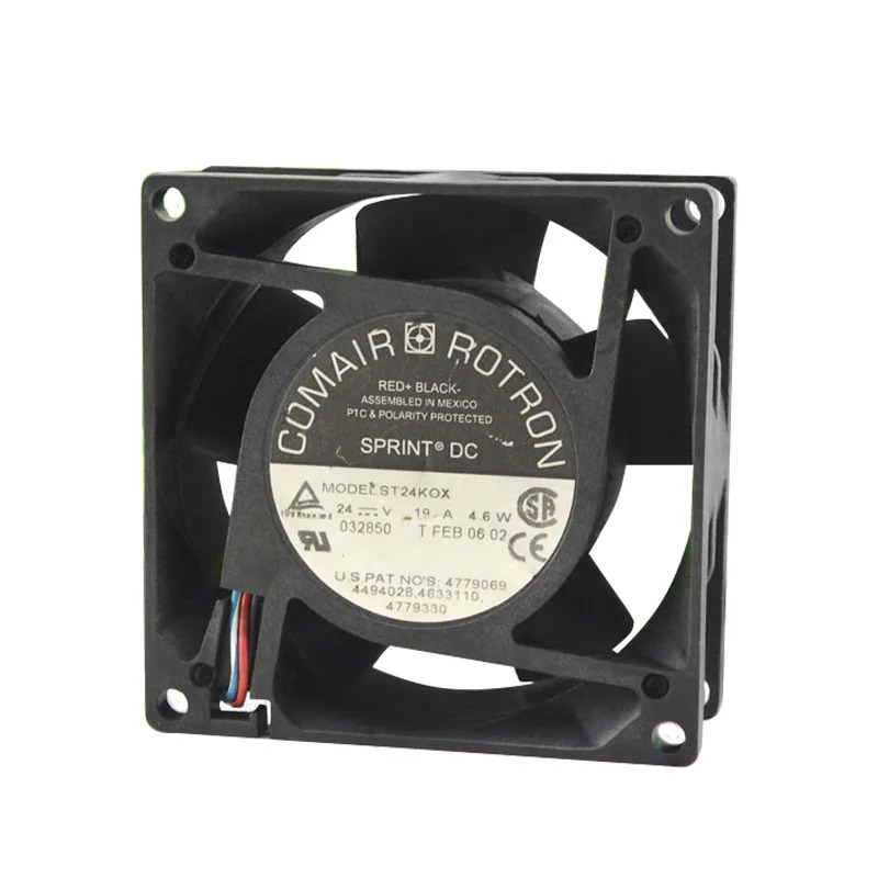 COMAIR ROTRON ST24KOX DC 24V 4.5W 80x80x32mm 이볼 냉각팬1PC