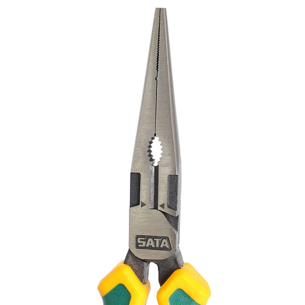 사타 SATA 프리미엄 롱노우즈 200mm(8인치) ST70122D 크롬 바나듐 강철 마루뺀치 - 상세 이미지 4