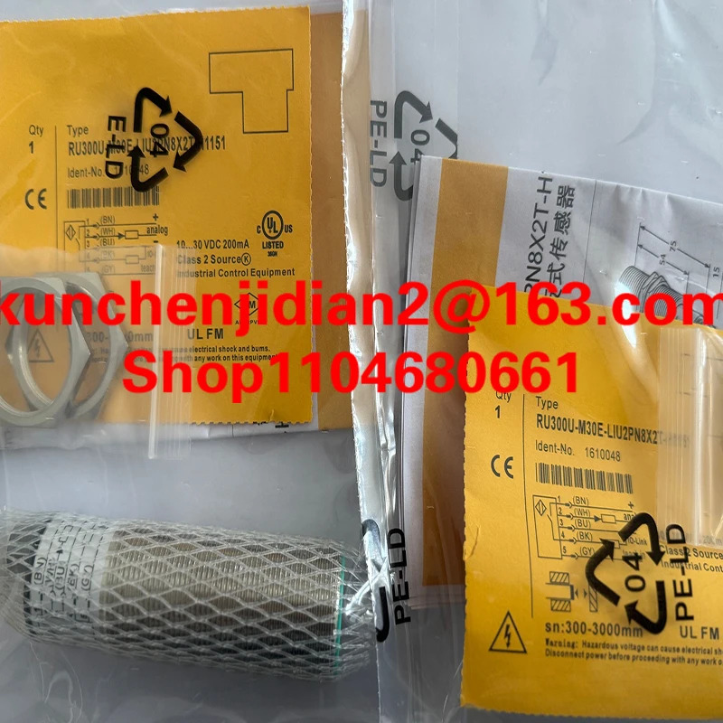RU300U-EM30E-LIU2PN8X2T-H1151 오리지널 초음파 센서