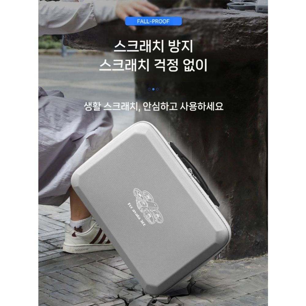 아바타360 휴대용 보관 케이스 하드 보호 방수 드론 가방 액세서리 백팩 - 상세 이미지 4