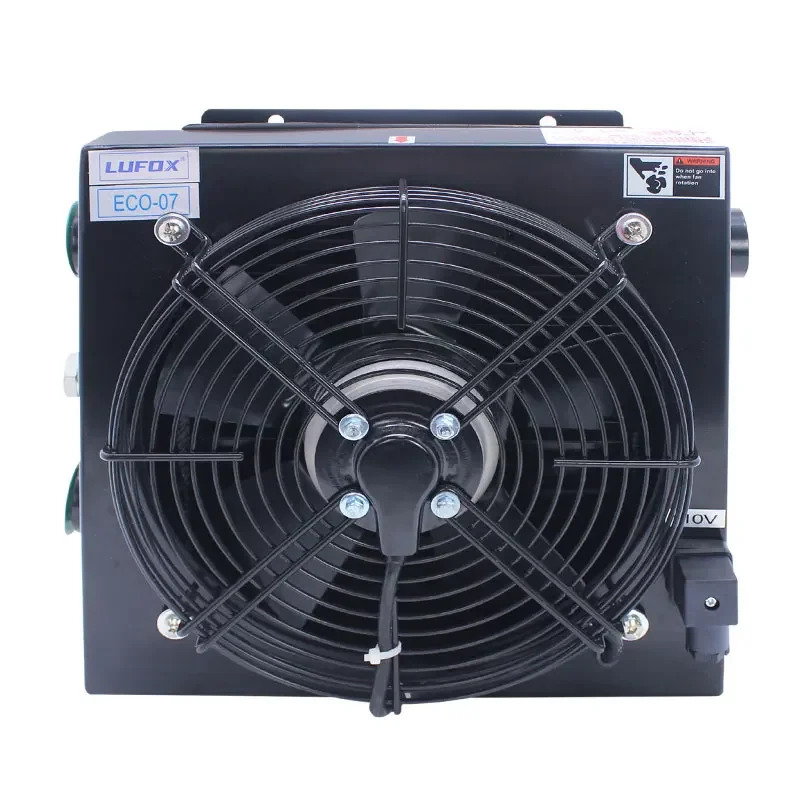 ECO-07 유압 오일 쿨러 120L/min 공냉식 라디에이터 굴삭기 시스템 냉각용
