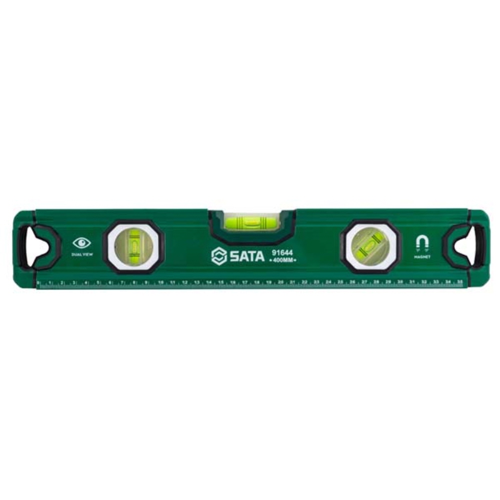 사타 SATA 광폭 고강도 자석 수평자 400mm 91644 수직 경사 수평계 이미지 7