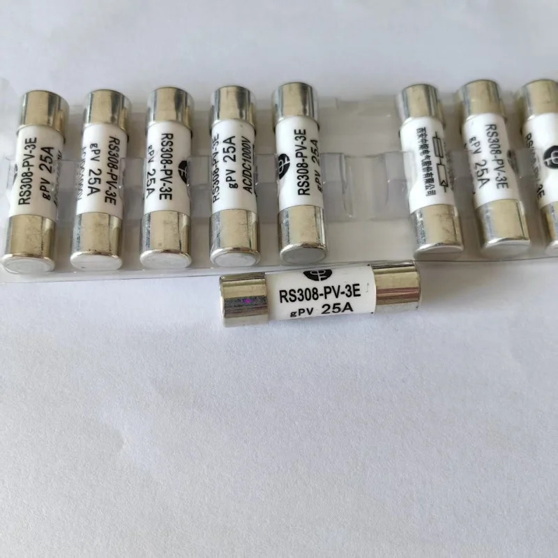10개 RS308-PV-3E gPV 1A 2A 3A 4A 6A 8A 10A 15A 20A 25A 30A 1000V SINO 광전지 퓨즈