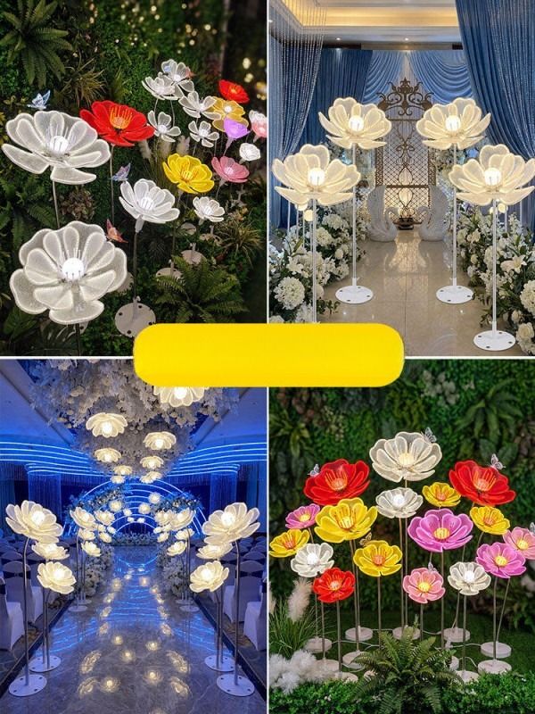 꽃피는조명 자이언트 LED 무드등 움직이는 집들이 결혼식 - 상세 이미지 2