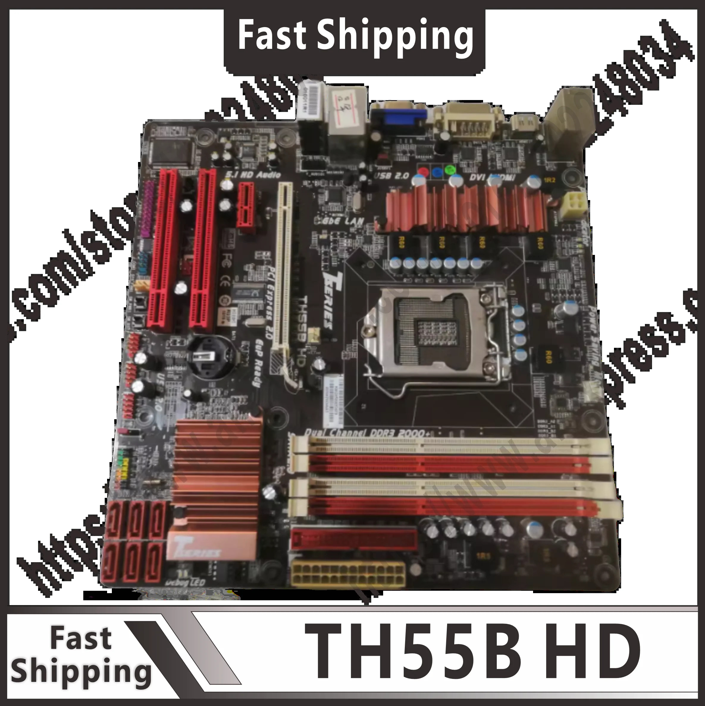 H55 SATA II 리퍼리퍼 TH55B HD 마더보드 LGA 1156 DDR3 16GB