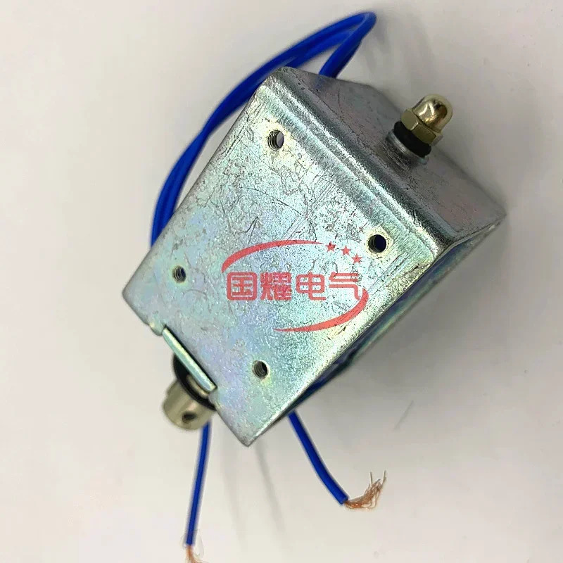 JF-1050B DC 프레임 스루 타입 푸시-풀 전자석 DC12V DC24V 스트로크 10mm