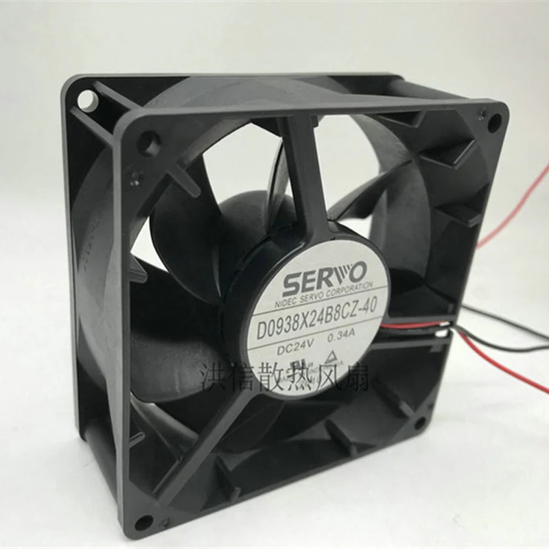 서보 D0938X24B8CZ-40 DC 24V 0.34A 2선식 90x90x38mm 냉각팬1개