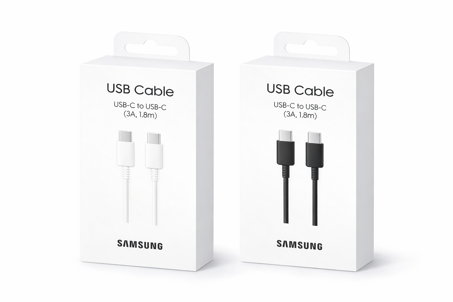 삼성 USB C to C타입 3A 케이블 25W 고속충전 EP-DX310 화이트, 1개, 1.8m - 상세 이미지 2