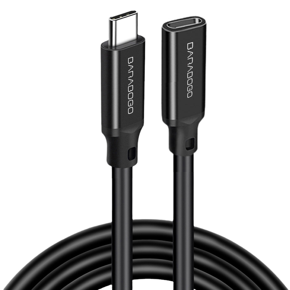 바라보고 USB3.2 Gen2 C타입 연장케이블 20Gbps 블랙, 1개, 3m - 상세 이미지 2