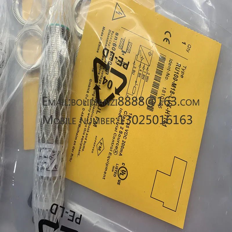 RU100-T30-LI26X3-H1141 오리지널 초음파 센서