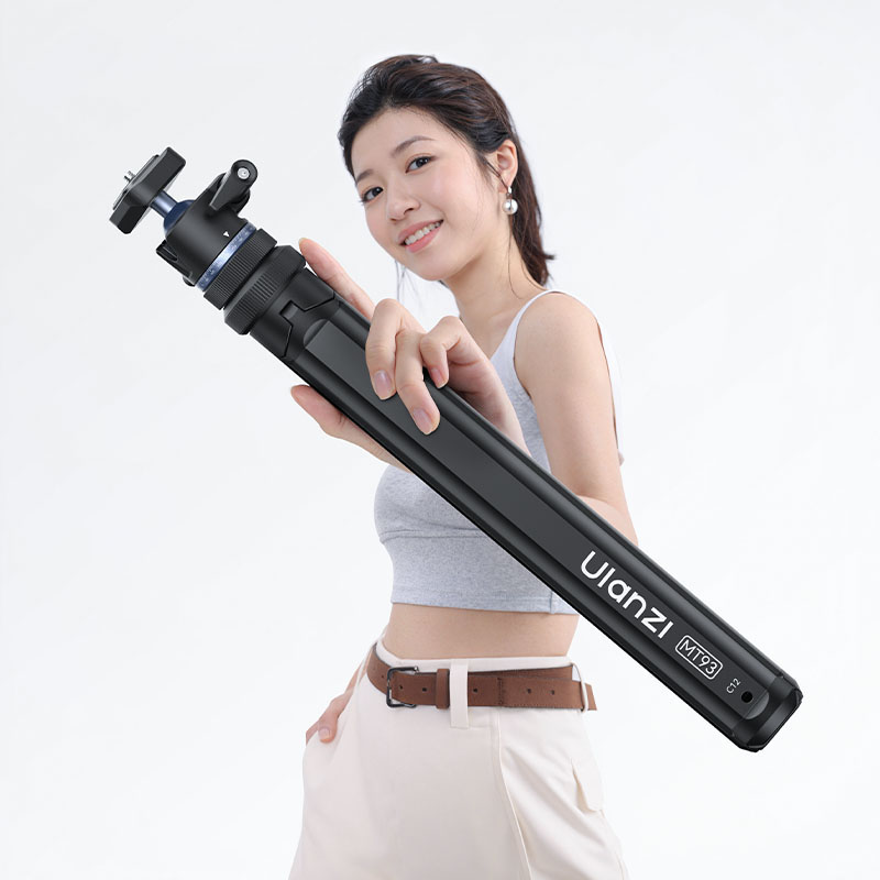 울란지 MT93 Uka 플레이트 자동 오픈형 카메라 조명 스마트폰 삼각대 이미지 6