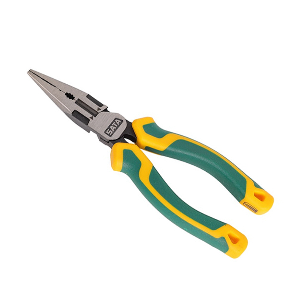 사타 SATA 프리미엄 롱노우즈 150mm(6인치) ST70121D 크롬 바나듐 강철 마루뺀치 - 상세 이미지 3