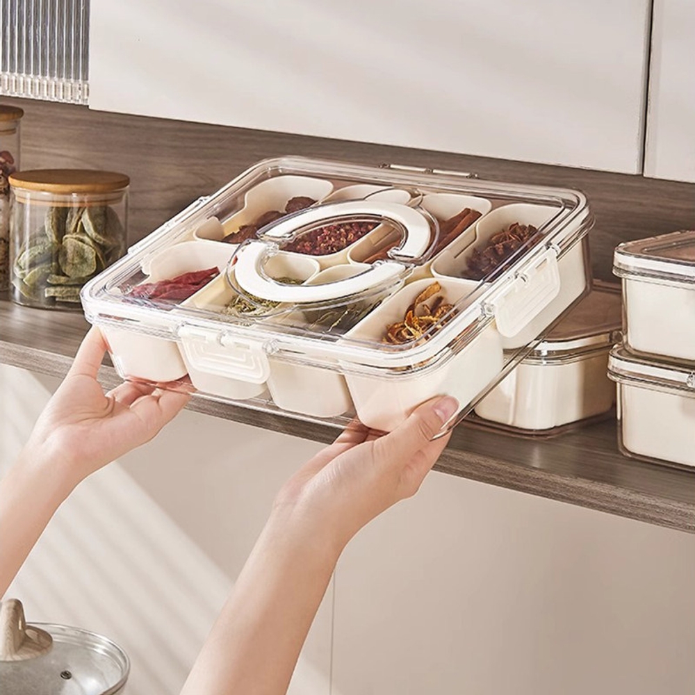 반찬통 밀폐용기 분할 트레이 밀프랩 냉장고 야채칸 김밥재료 보관통 식재료용도시락통 - 상세 이미지 5