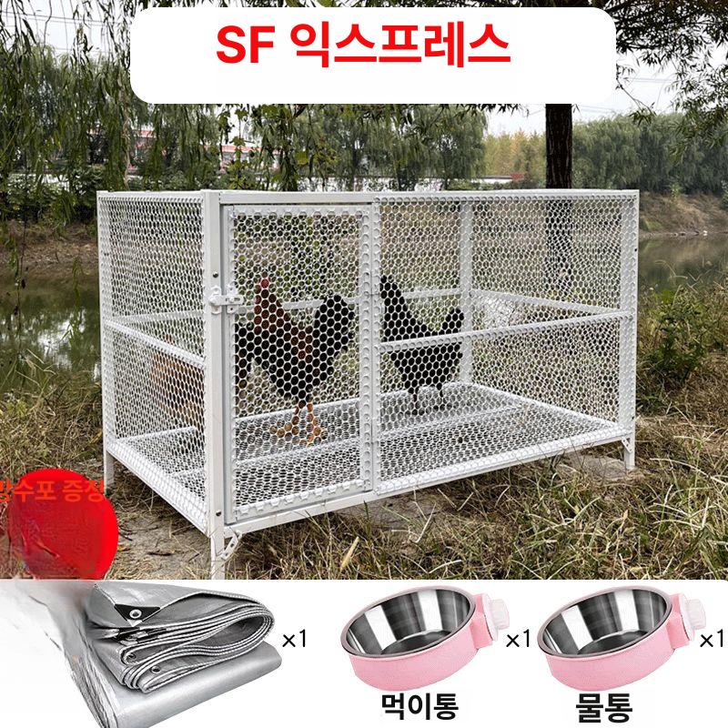 닭장 케이지 닭사육장 가정용 메추리 철제 이동식 하우스 패키지 울타리 만들기 선호 - 상세 이미지 2