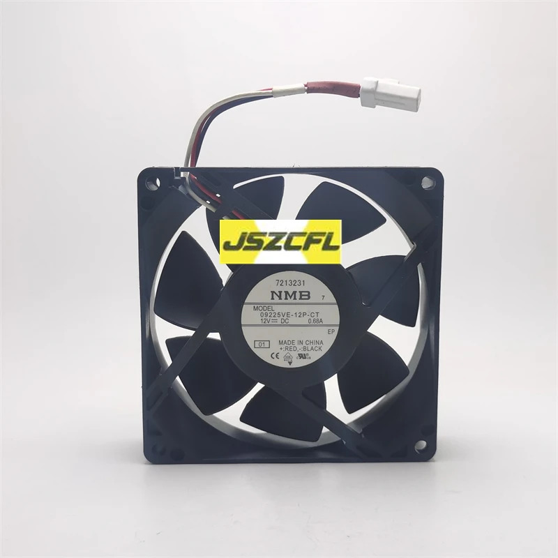 NMB-MAT 09225VE-12P-CT DC 12V 0.68A 3선 90X90X25mm 고풍량 냉각팬1개
