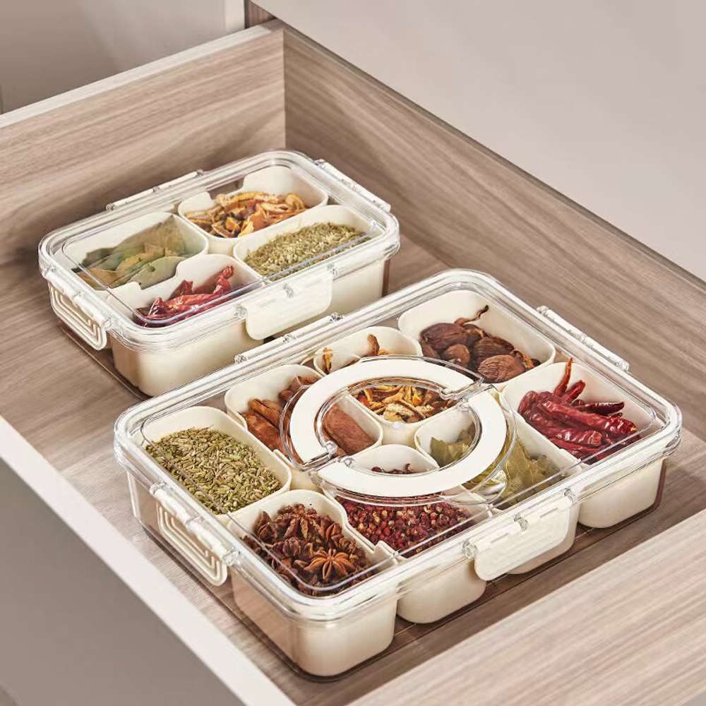 반찬통 밀폐용기 분할 트레이 밀프랩 냉장고 야채칸 김밥재료 보관통 식재료용도시락통 - 상세 이미지 2