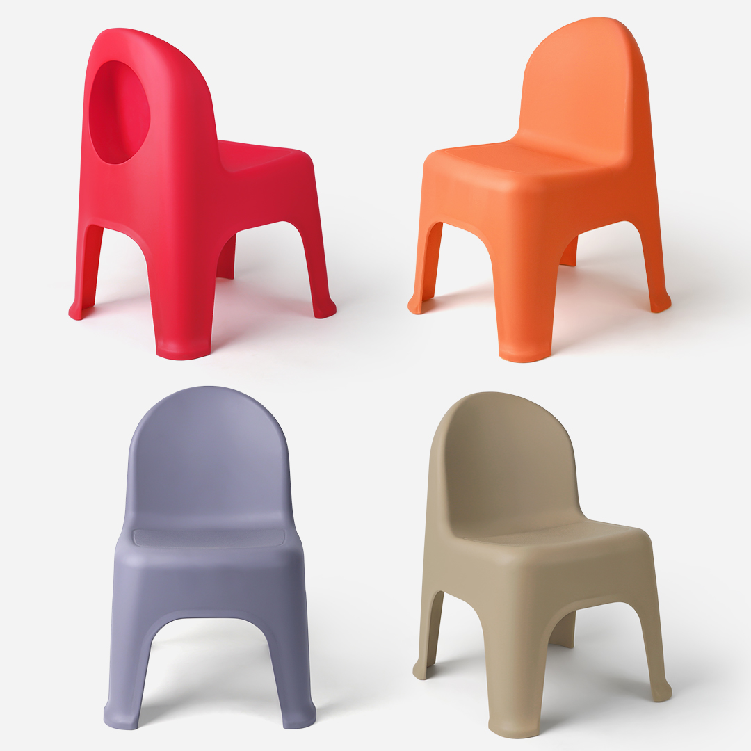 통사출 튼튼한 욕실 의자 소형 등받이 스툴 4color - 상세 이미지 4