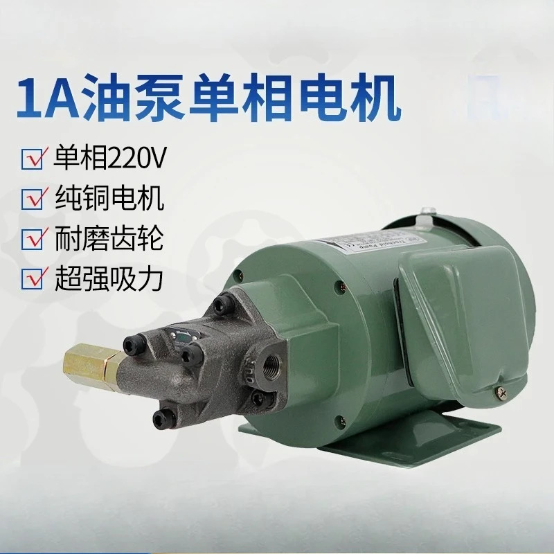 220V 단상 모터 T-OP-12A 삼각형 pu-mp he-ad 사이클로이드 기어 13A 기계 to-ol 윤활유 그룹