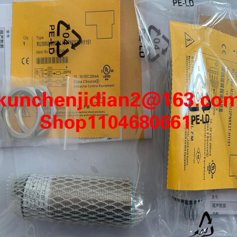 RU300U-EM30E-LIU2PN8X2T-H1151 오리지널 초음파 센서