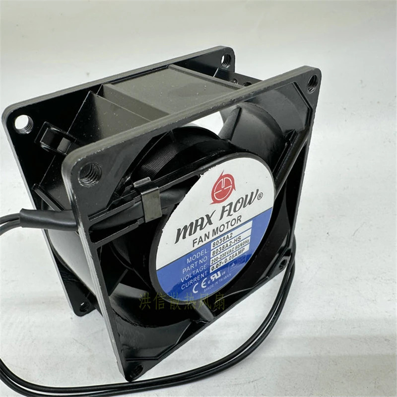 MAXFLOW MF8038A2 AC 220V 50/60Hz 0.07-0.0580x80x38mm 2선식 냉각팬