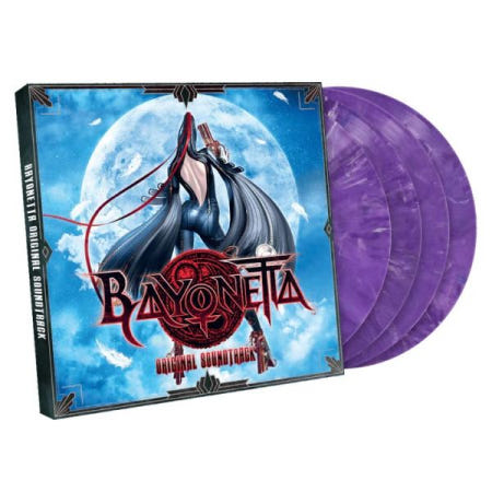 [해외](수입 LP) Bayonetta Vinyl Record Soundtrack 4 LP Box Set Purple + Art Booklet