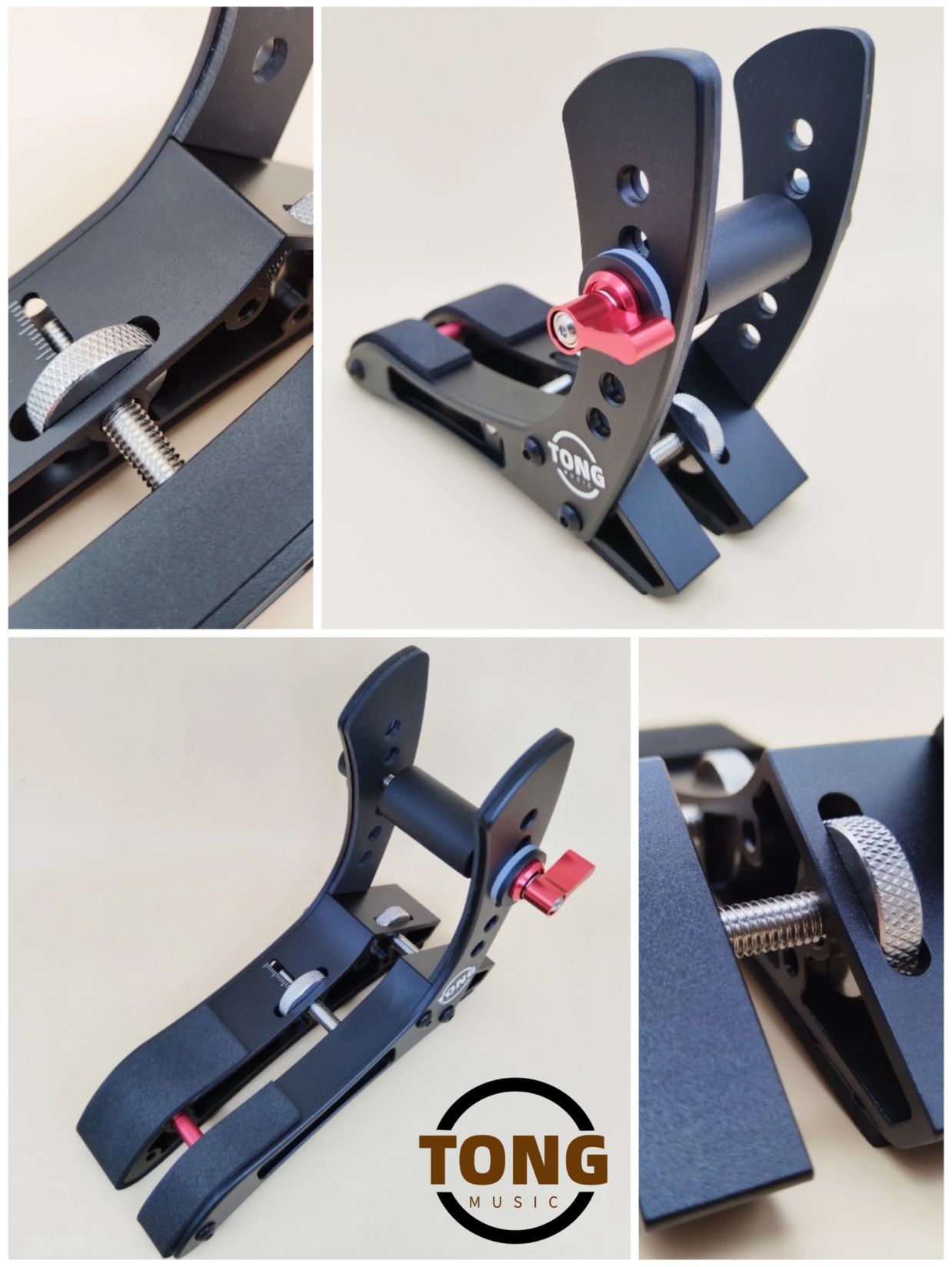 기타 무릎 거치대 서포터 지지대 브래킷 안장 받침대 일렉 고정 받침 콘서트 기타안장 - 상세 이미지 5