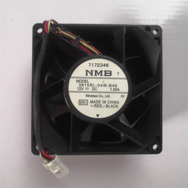 NMB 3615RL-04W-B46 ER1 DC 12V 1.50A 90x90x38mm 냉각팬1개
