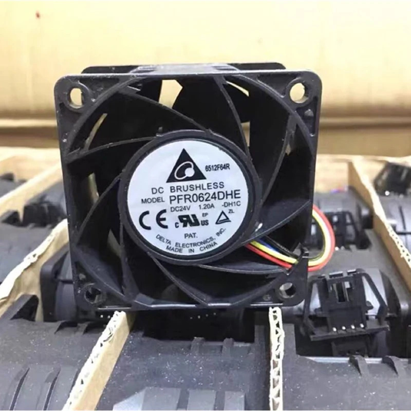 델타 PFR0624DHE DH1C DC 24V 1.20A 60x60x38mm 4선 온도 제어 고풍량 인버터 냉각팬1개