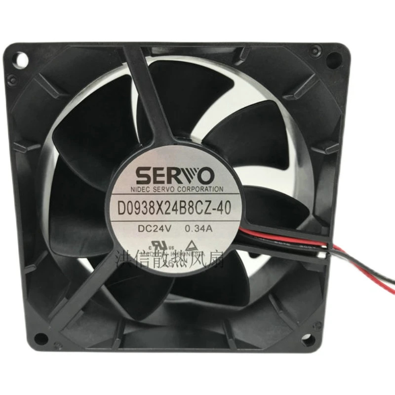 서보 D0938X24B8CZ-40 DC 24V 0.34A 2선식 90x90x38mm 냉각팬1개
