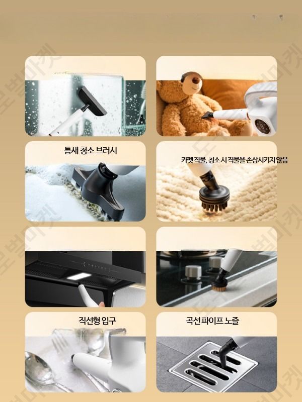물쥐노즐 미니 고압세척기 차량용 스팀세차기 하부 산업용 - 상세 이미지 5