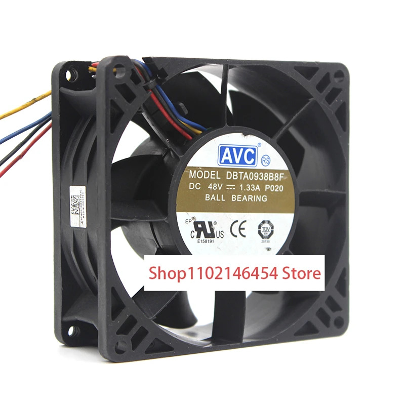 C DBTA0938B8F P020 DC 48V 1.33A mm 4선 냉각팬1개