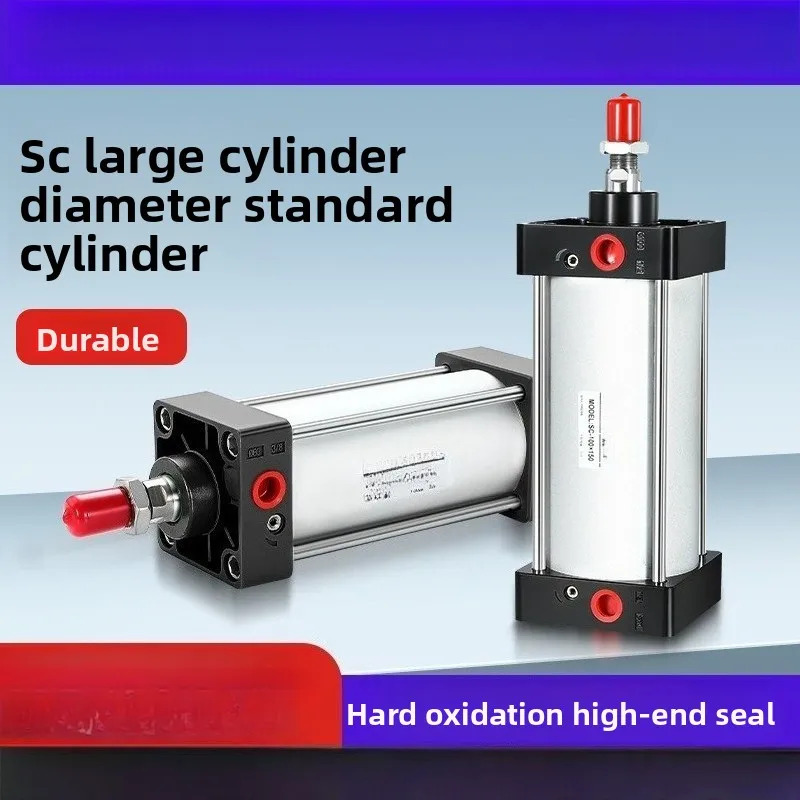 SC160/200mm 빅 보어 표준 에어 실린더 공압 피스톤 복동 SC 25 to450mm 스트로크