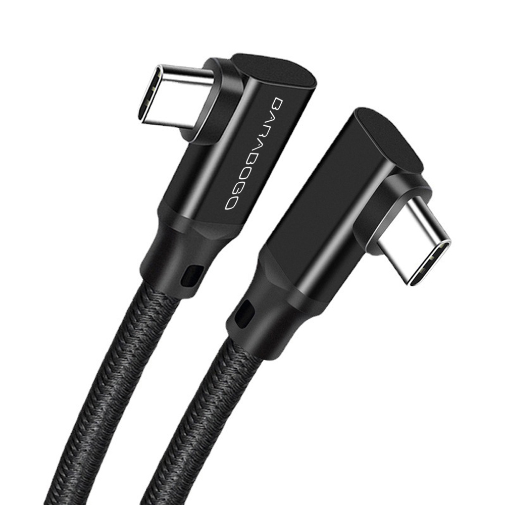바라보고 더블 ㄱ자형 USB3.2 C to C타입 고속충전케이블 4K 블랙, 1개, 3m - 상세 이미지 3