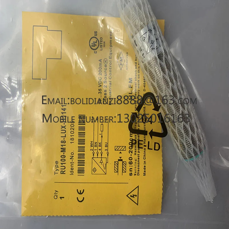 RU100-M30-AP8X-H1141 오리지널 초음파 센서