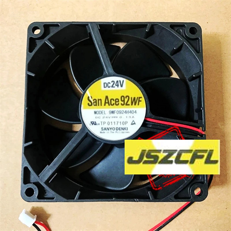 산요 9WF0924H404 DC 24V 0.13A 92x92x25mm 2선식 냉각팬1개