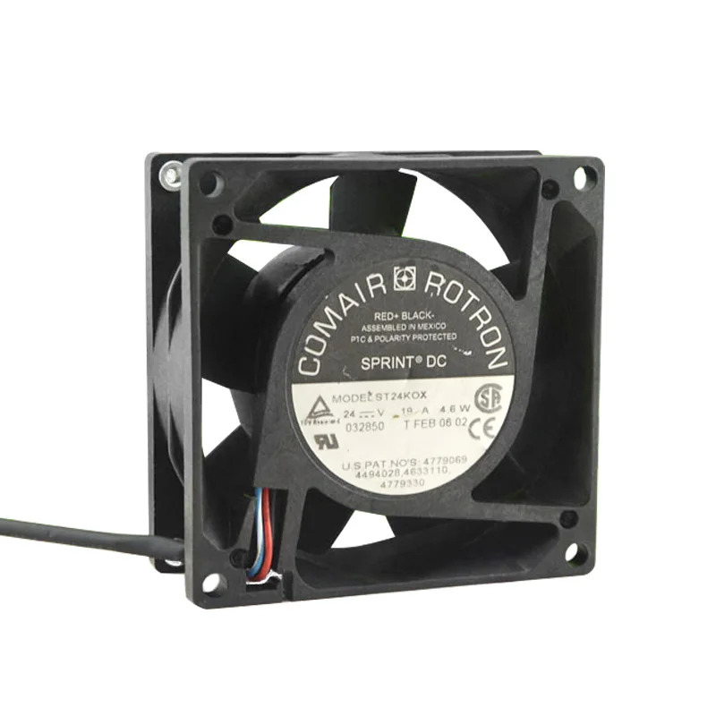 COMAIR ROTRON ST24KOX DC 24V 4.5W 80x80x32mm 이볼 냉각팬1PC
