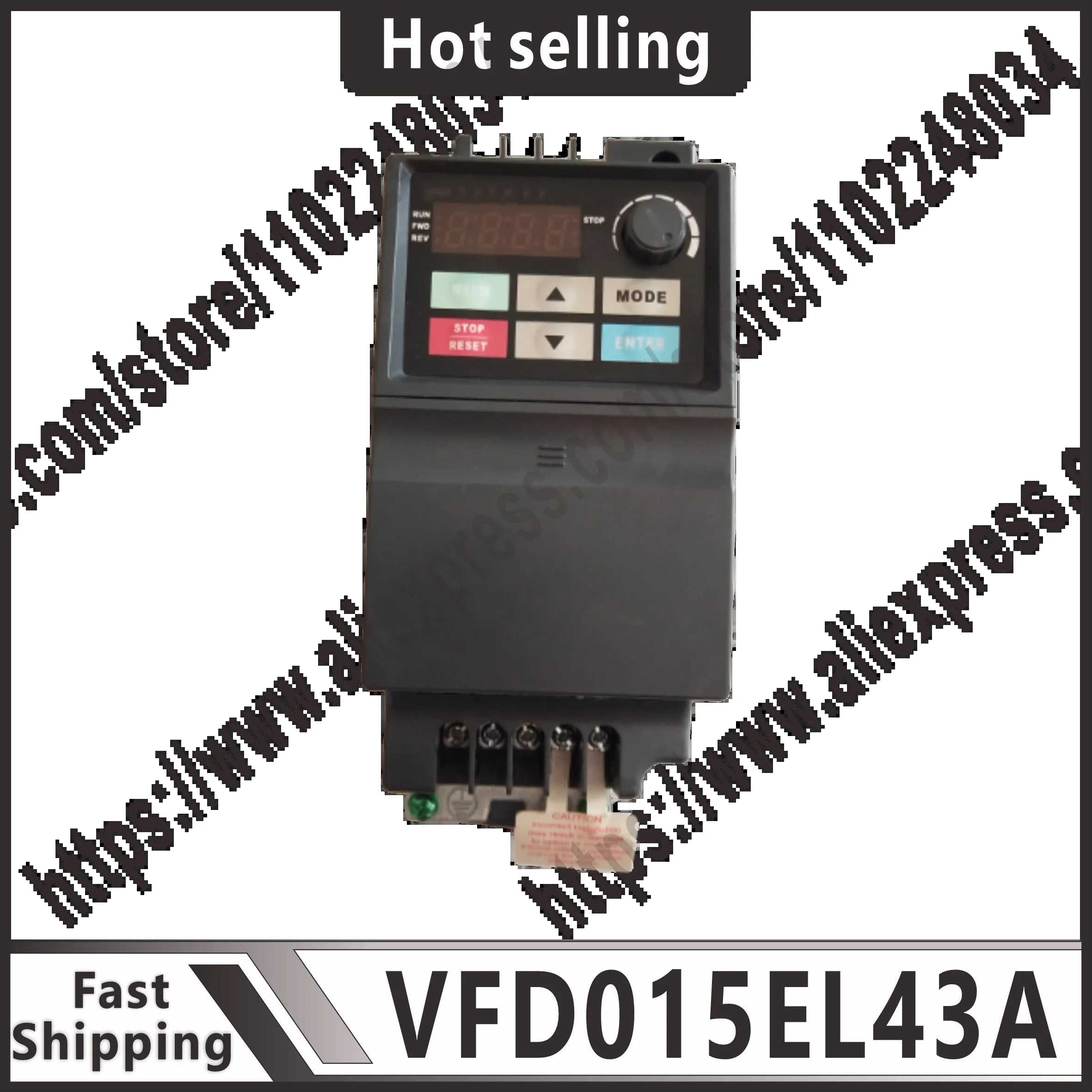 리퍼 완료된 1.5KW 380V 주파수 변환기 VFD-EL VFD015EL43A 기능