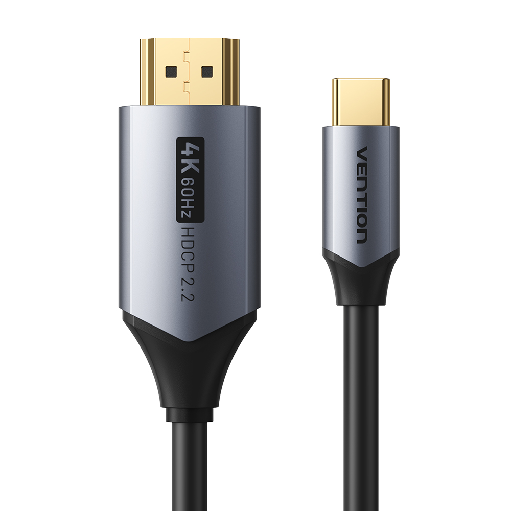 벤션 4K 60Hz C타입 C to HDMI V2.0 미러링 케이블 2m, 1개 - 상품 이미지