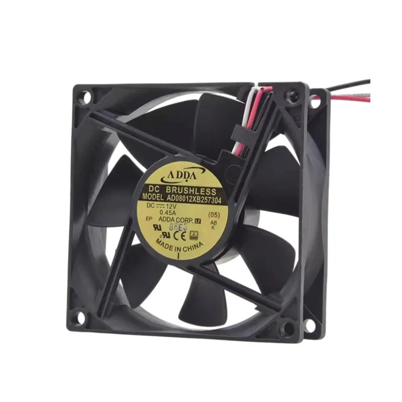 ADDA AD08012XB257304 DC 12V 0.45A mm 3PIN 냉각팬1개