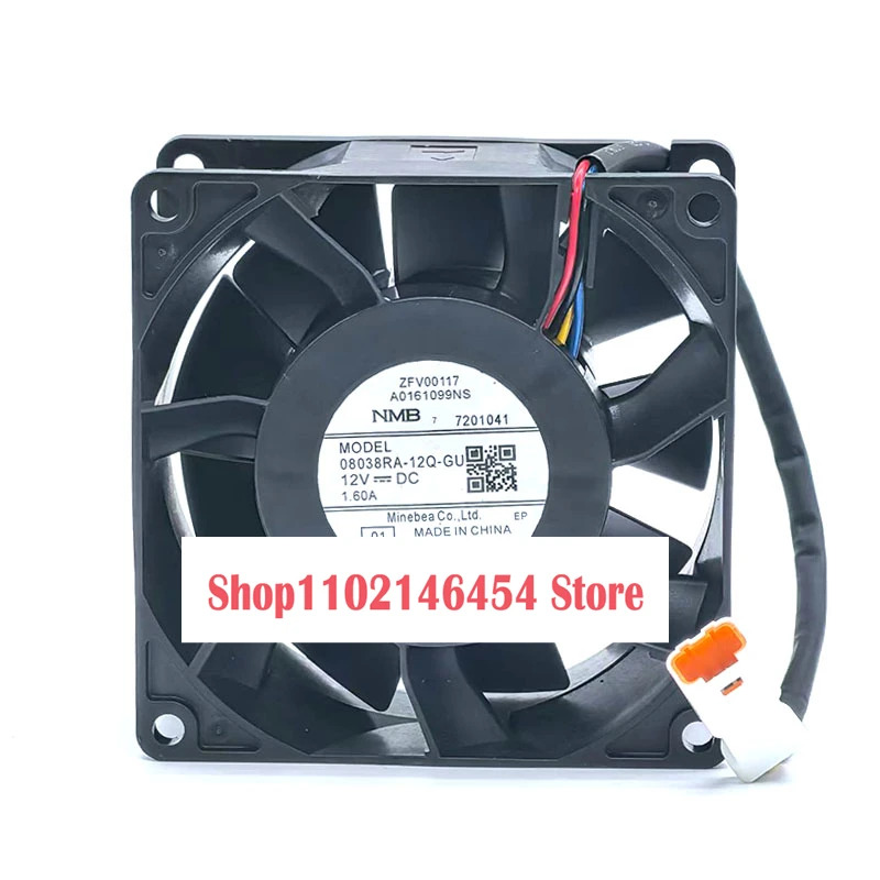 08038RA-12Q-GU 8038 12V 1.6A 80x80x38mm PWM 인버터 냉각팬