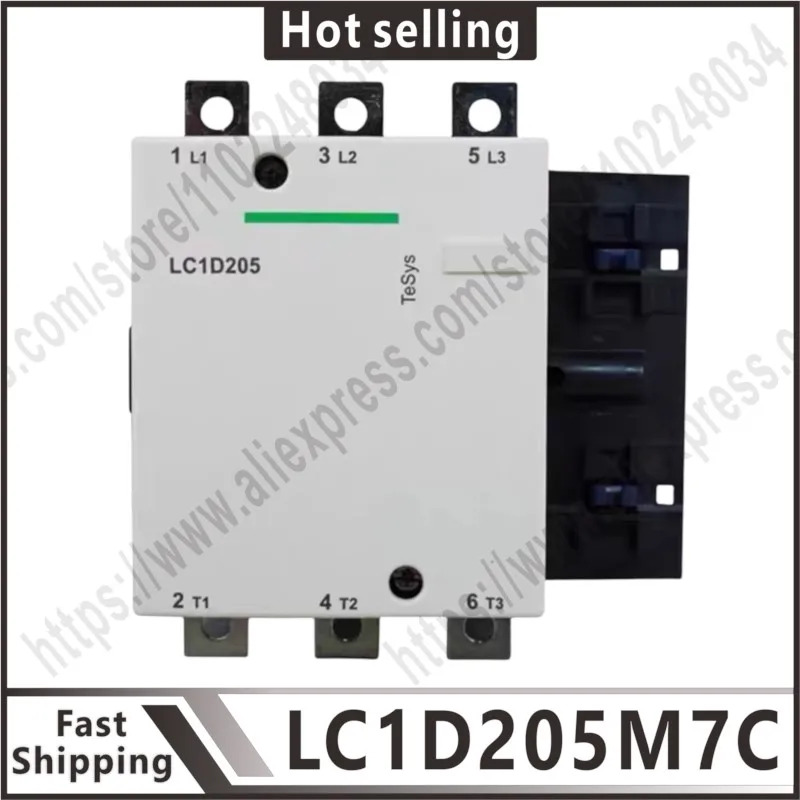LC1D205M7 LC1D205M7C LC1-D205M7C 220VAC 50/60HZ LC1D AC 접촉기 코일 3P 205A 220V 교류