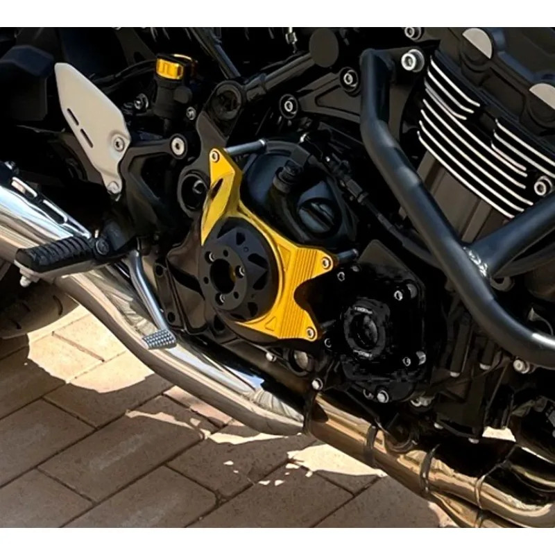 18-25년부품 Z900RS 수정된 엔진 보호 측면 커버 안티 드롭 블록 알루미늄 합금