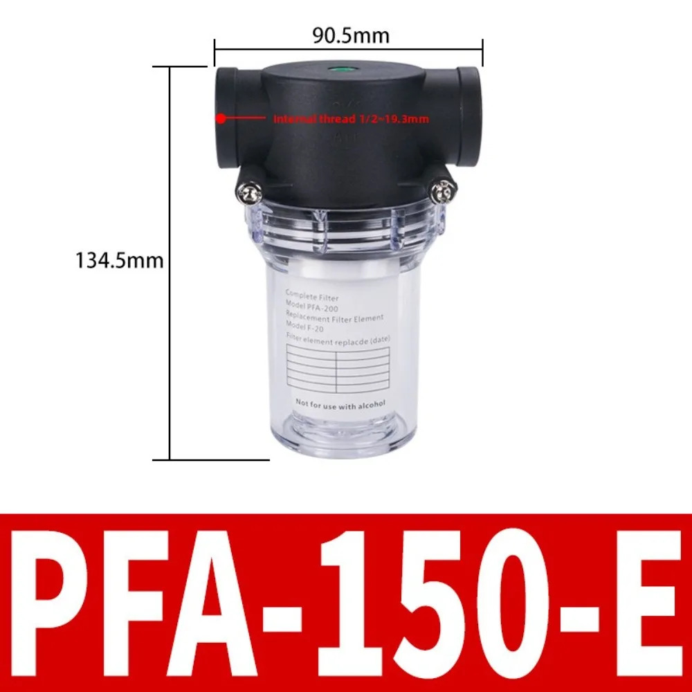 플라스틱 진공 필터 컵 고압 PFA150 PFA200 RF10 VF15 VF20 엘리먼트