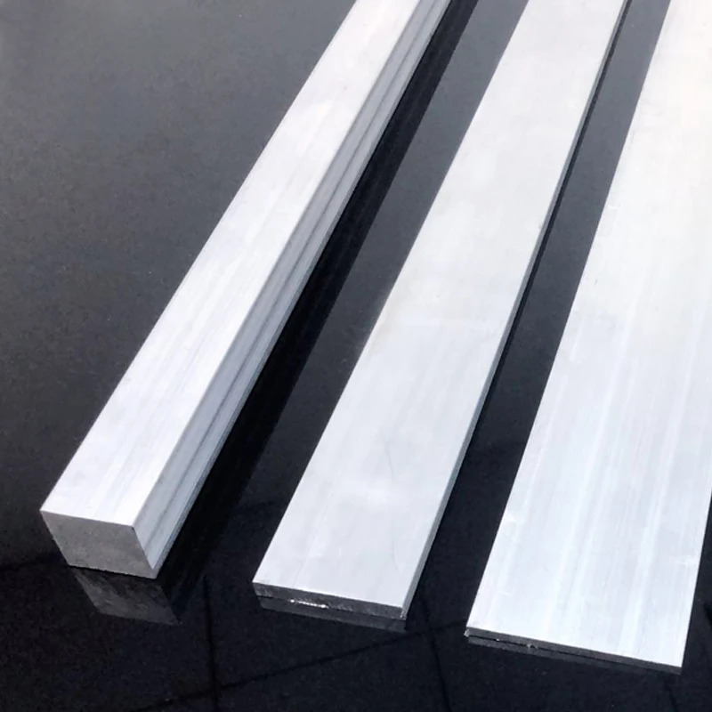6061 알루미늄 사각 막대 Al 합금 바 측면 길이 4mm-100mm