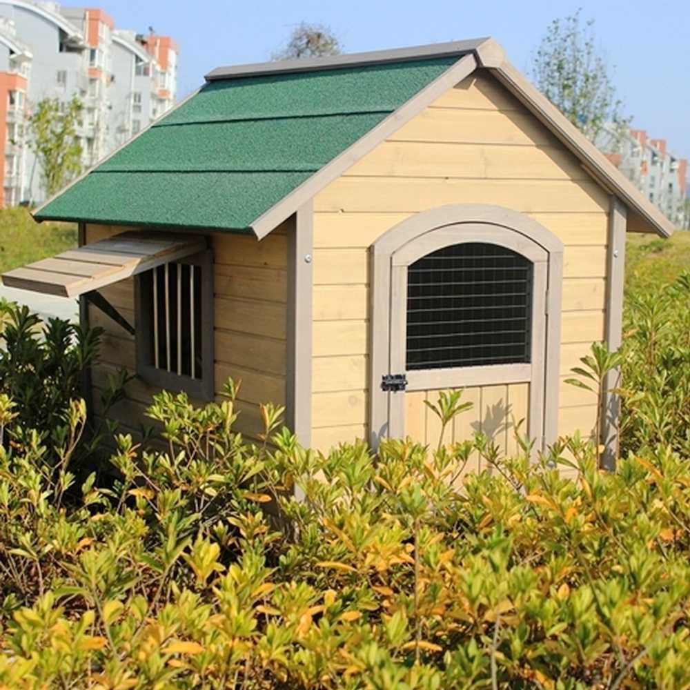 야외 강아지집 예븐 애견 원목 용 마당 하우스 시골 개집 - 상세 이미지 2