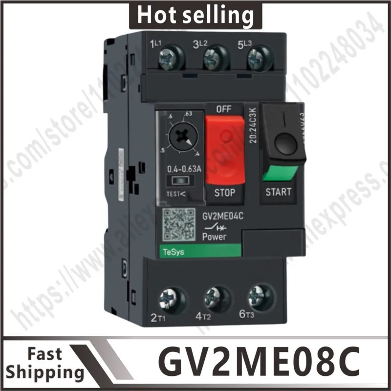 GV2M08 GV2ME08 GV2ME08C GV2-ME08C 2.5-4A 모터 회로차단기 TeSys GV2 3P 2.5-4 A 열 자기