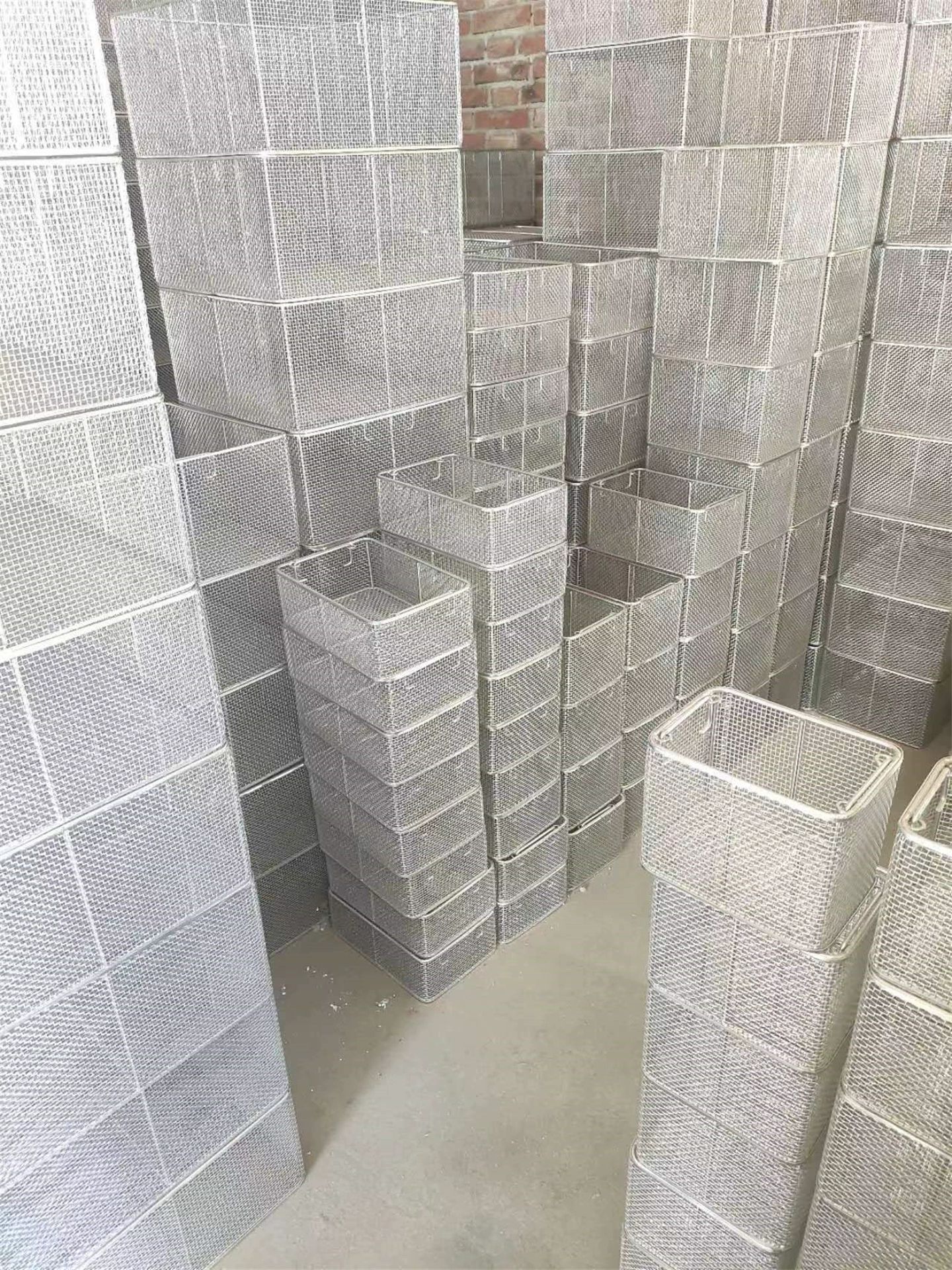 대형 스텐 거름망 체망 와인 뷔페 채망 4mm 채반 주류 다시망 사각 다시마 육수 다시통 - 상세 이미지 5