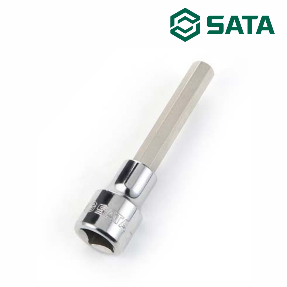 사타 SATA 롱 육각 비트 소켓 1/2 100mm 25204 복스알 롱비트 - 상품 이미지